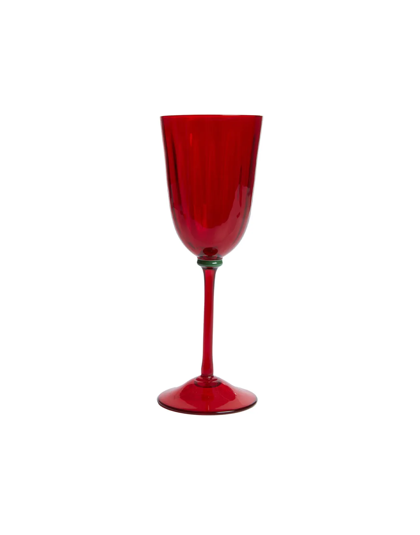 La DoubleJ Wine Rainbow Glasses Set Of 2Red in Murano Glass | Verres à Eau | Verres